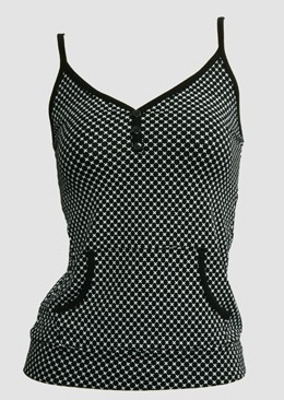 Front - Cross top pocket top