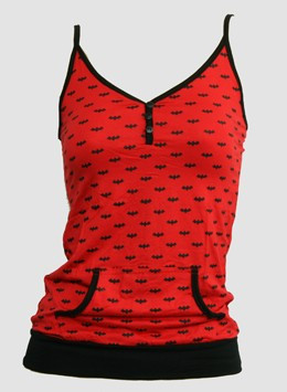 Front - Bat red-black top pocket top