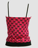 Back - Cute skull pink-black top pocket top