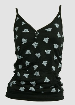 Front - Cat grey top pocket top