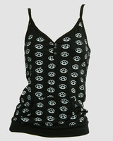 Front - Punch black-white top pocket top