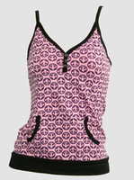 Front - Grafic L pink top pocket yop