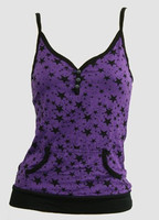 Front - P 3 stars purple top pocket top