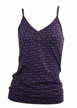 Front - Grafic purple top pocket top