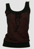 Front - Star basic black-red top fashion top