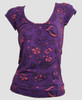 Front - Diva purple top fashion top
