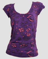 Front - Diva purple top fashion top