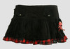 Ribbin scotch punk mini skirt