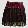Scotch pink punk mini skirt