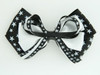 Star mix black-white big hair clips piece