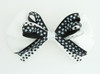 Plain star white big hair clips piece
