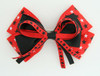 Star mix red-black big hair clips piece