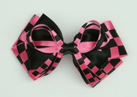 Check D pink big hair clips piece