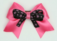 Star D pink / black-purple star cute clean