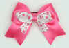 Star D pink / white-pink star cute clean