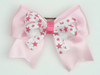 Star L pink / white-pink star cute clean