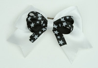 Star white / black-white star cute clean