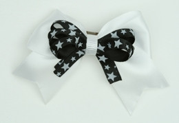 Star white / black-white star cute clean
