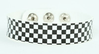 Check black-white small stripes & checker