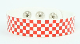 Check red-white small stripes & checker