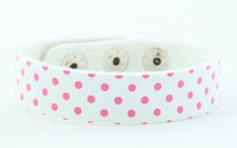Dot white-pink small stripes & checker
