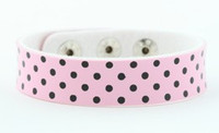 Dot pink-black small stripes & checker