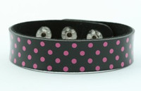 Dot black-pink small stripes & checker
