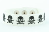 SRU skull bone white-black small stripes & checker