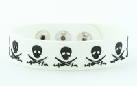 Skull sword white-black small stripes & checker