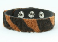 Zebra brown-black F small stripes & checker