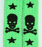 Skull V star green skull color skull