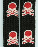 Skull bone red-white / black skull color skull