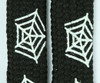 Spiderweb squared black animal shoelace
