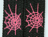 Spiderweb lines black-pink animal shoelace