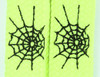 Spiderweb lines yellow animal shoelace