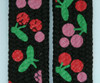 Cherry black-pink mix shoelace