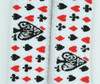 Poker ace white mix shoelace