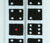 Dice white mix shoelace
