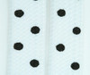 Dot white-black mix shoelace
