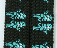 Angel black-blue mix shoelace