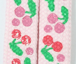 Cherry pink mix shoelace