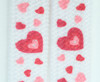 Hearts white-pink mix shoelace