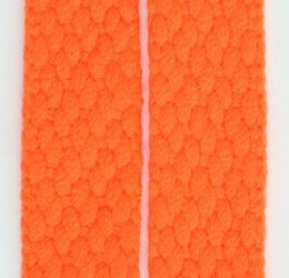 Plain orange mix shoelace