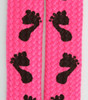 Feet pink mix shoelace