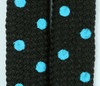 Dot black-blue mix shoelace