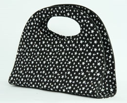 Star Bl-Wh cotton hand bowling bag