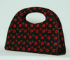 Lips black-red hand bowling bag