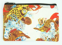 Carper white mix cosmetic bag