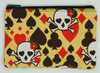 Skull new yellow mix cosmetic bag