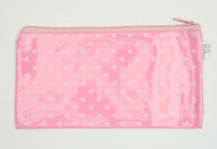 Dot pink mix cosmetic bag